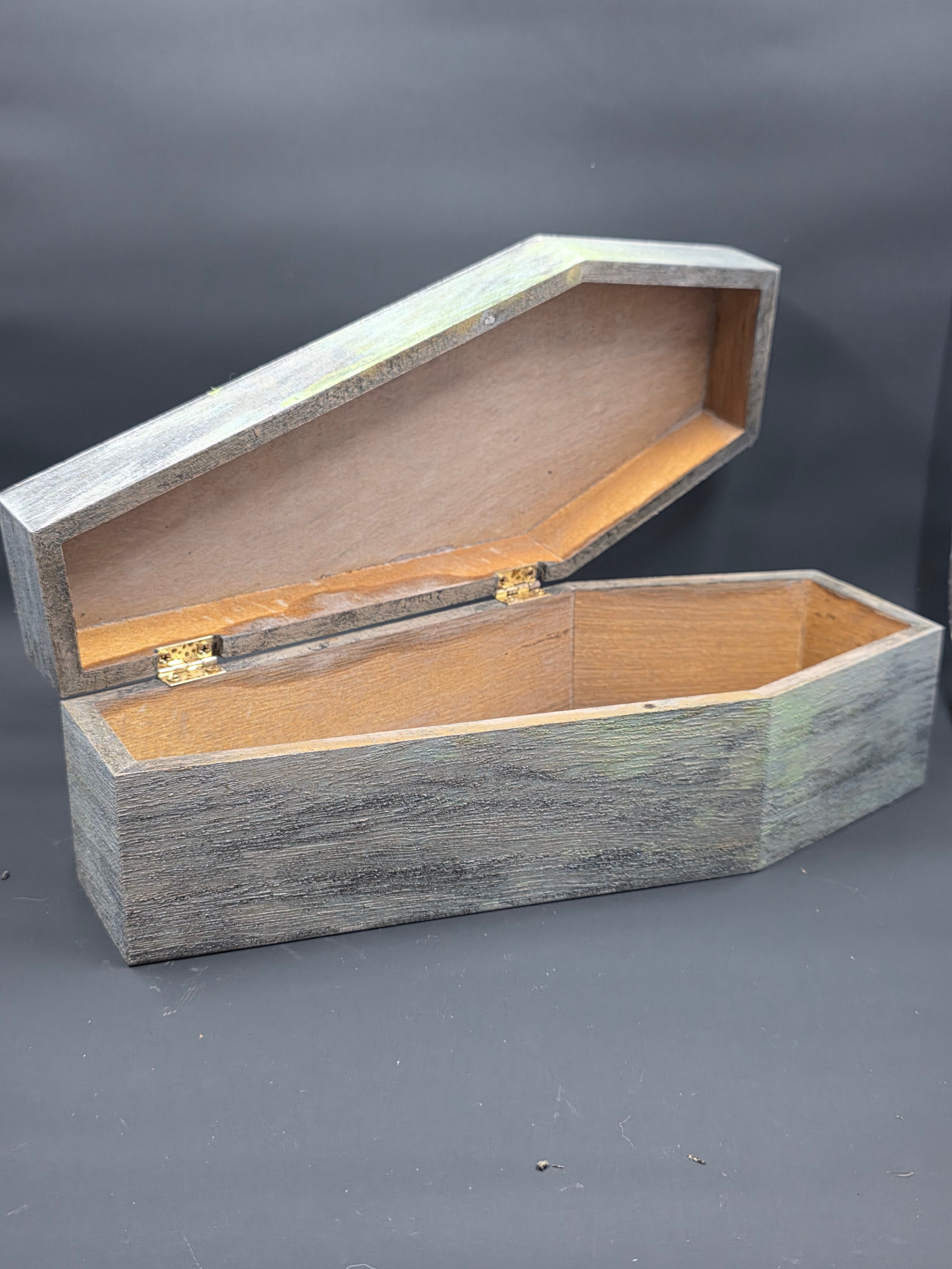 11 Inch Wood Coffin